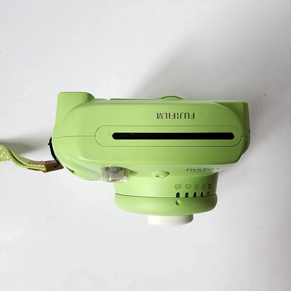 Fujifilm Instax Mini 9 Green Instant Film Camera With Strap Mechanically Tested